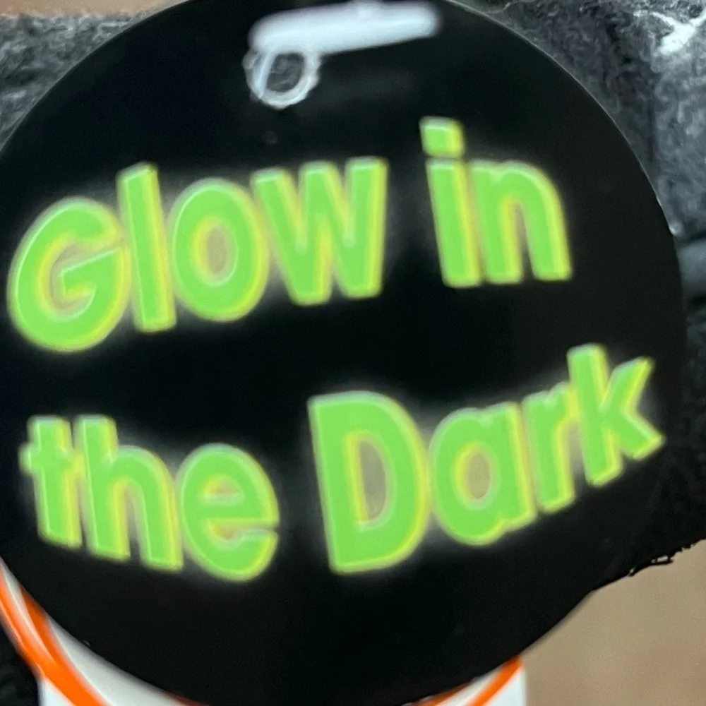 NWT baby toddler boy glow in the dark spider slippers Sz 5/6